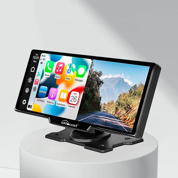 Producto casi agotado… ¡Compra ahora antes de que desaparezca! - Pantalla portátil para automóvil de 10" con Apple CarPlay y Android Auto