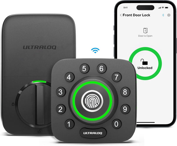 CERRADURA INTELIGENTE WIFI CON HUELLA 8 EN 1