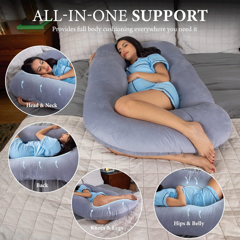 ALMOHADA DE EMBARAZO DE CUERPO ENTERO