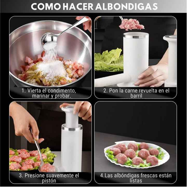 SausEasy: Embutidora Manual 2 en 1