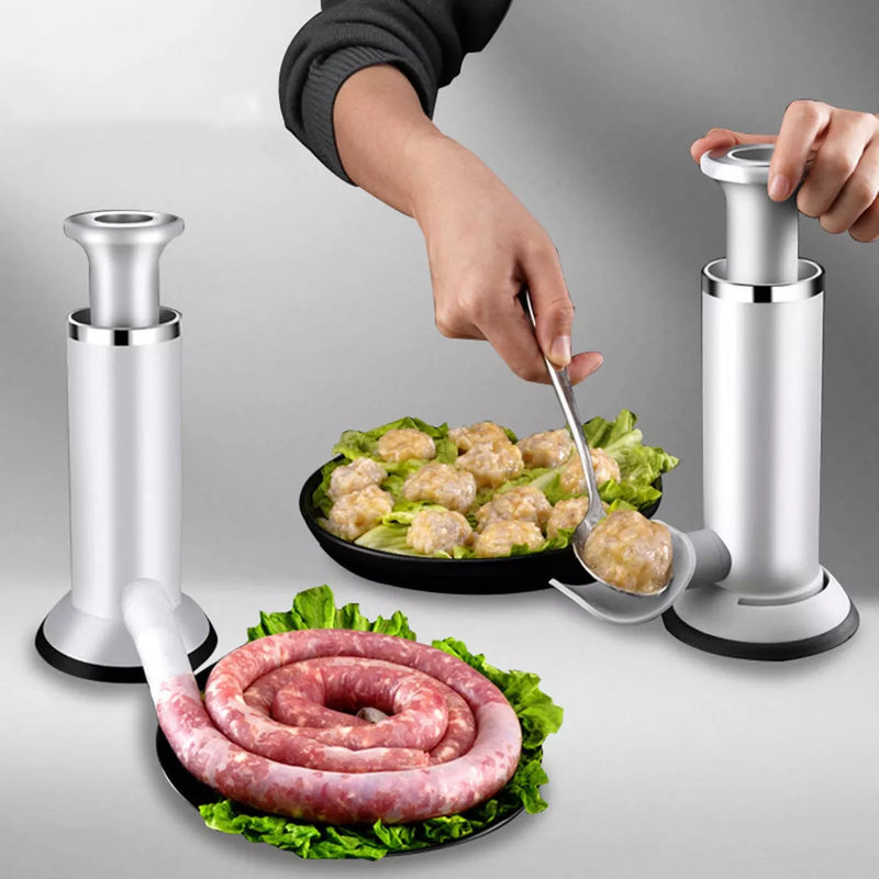 SausEasy: Embutidora Manual 2 en 1