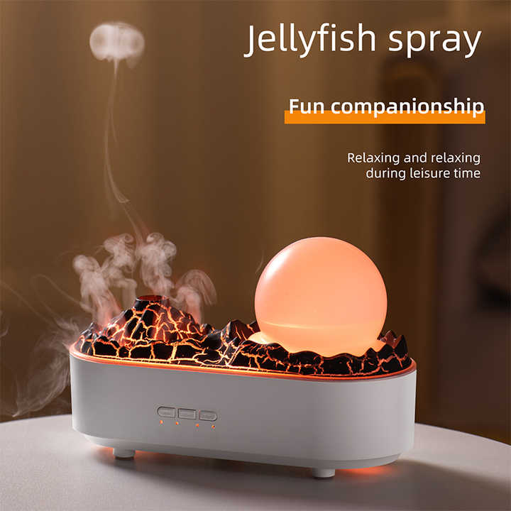 💨  HUMIDIFICADOR ULTRASÓNICO CON AROMATERAPIA Y LUZ LED 🌿