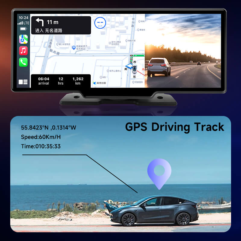 Producto casi agotado… ¡Compra ahora antes de que desaparezca! - Pantalla portátil para automóvil de 10" con Apple CarPlay y Android Auto