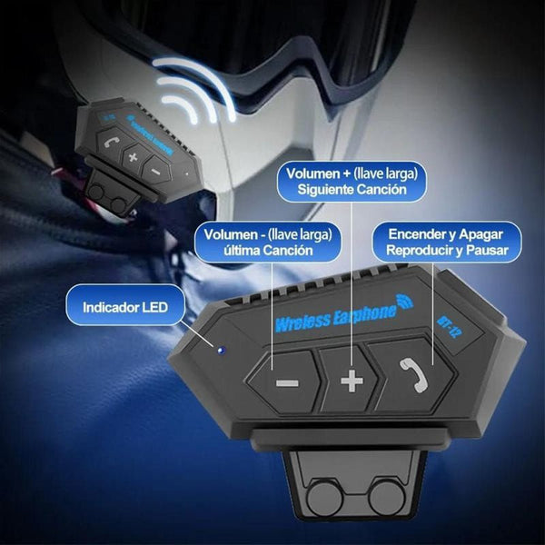 Audífono Bluetooth para Casco