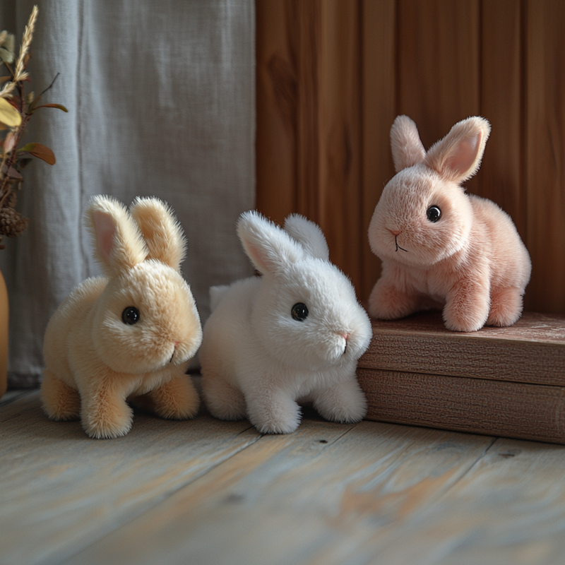 BUNNYTOY MUÑECO CONEJO REALISTICO DE MOVIMIENTO